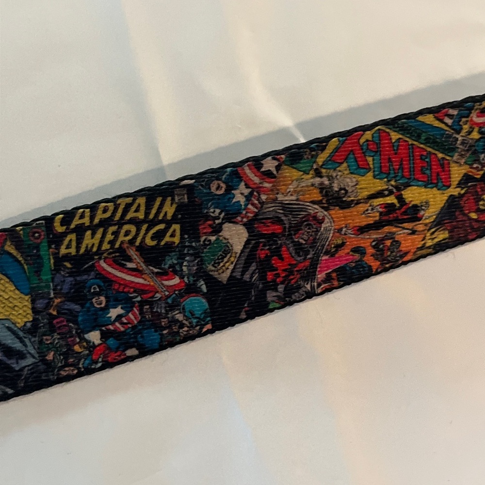 X-men marvel super hero Ratchet Belt Hulk Spider Man Thor Iron Man comics 45” L - Picture 4 of 15